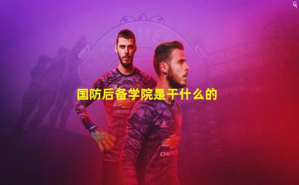 国防后备学院是干什么的